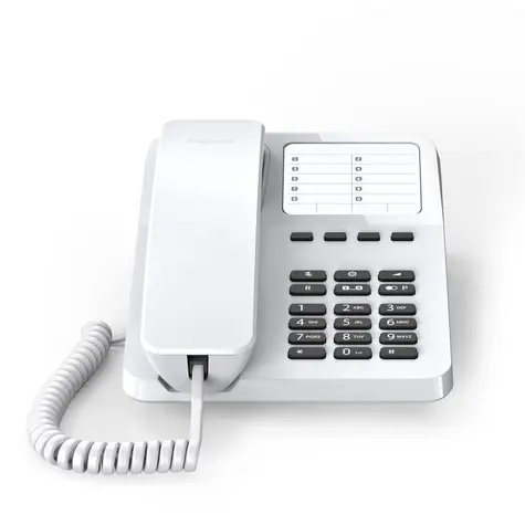 Gigaset DESK 400 bílá / Telefon pevné linky