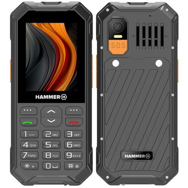 myPhone Hammer 6 LTE oranžová / 2.4" / 2MP / microSD / IP68 / SOS funkce  