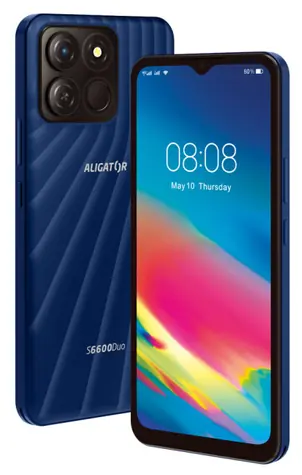 Aligator S6600 Duo 4+64GB modrá / 6.6" / 64GB / Android 12