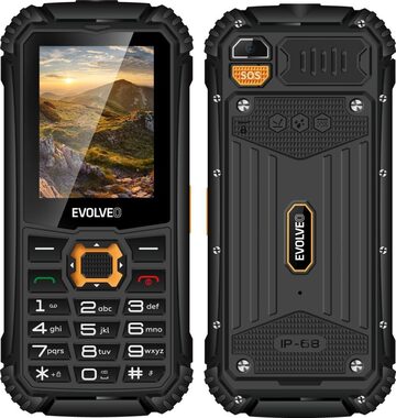 EVOLVEO StrongPhone Q1 černo-oranžová / 2,4" / 0.3MP / Dual-SIM / IP68