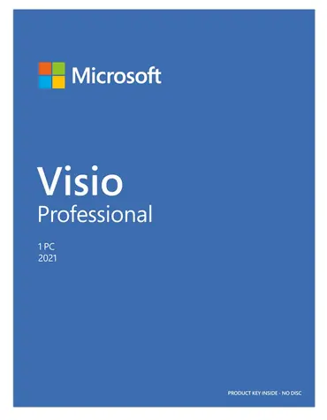 Microsoft Visio Professional 2021 / Licence / 1 PC / ESD / Win - všechny jazyky