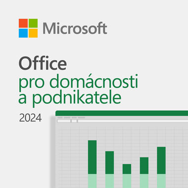 Microsoft Office 2024 pro domácnosti a podnikatele CZ / PC & Mac / 64 bit / Bez média / Elektronická licence