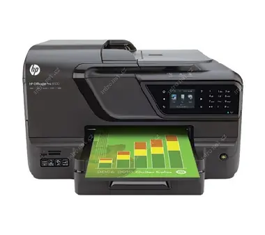 HP OfficeJet Pro 8600 e-All-in-One / barevná / multifunkční / inkoustová / A4 / fax / kopírka / USB / LAN / Hnědo-Černá 