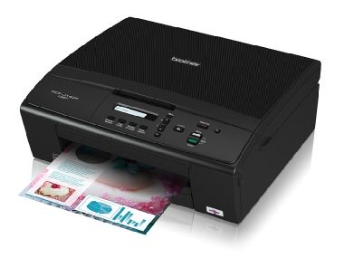 Brother DCP-J140W / Barevná tiskárna / A4 / Multifunkční / Inkoustová / kopírování / skener / Wi-Fi / USB / černá