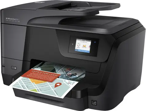 HP Officejet Pro 8715 / A4 Multifunkční tiskárna / 22/18ppm / WLAN + RJ45 + USB + RJ11 / duplex / černá