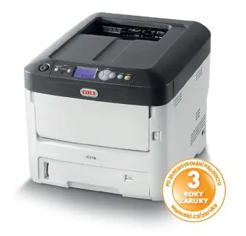OKI C612dn / barevná LED / A4 / USB+LAN / duplex / síťová