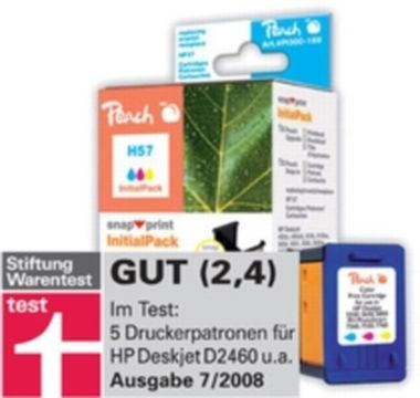 Peach 57 alternativní cartridge / HP Deskjet 5550 / Initial-Pack / Barevná 