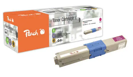 PEACH kompatibilní toner OKI 44469705, magenta, 2000 výnos