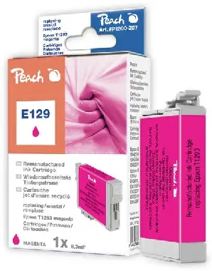Peach T1293  alternativní cartridge / Epson Stylus SX420W / 8,3 ml /  Repasovaná / fialová