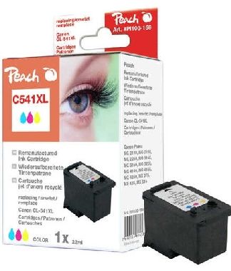 Peach CL-541XL inkoustová cartridge / 22 ml / Barevná