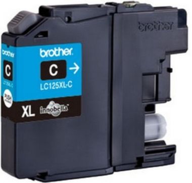 Brother LC-125 originální cartridge modrá / MFC-J4410DW / 1200 stran / Modrá