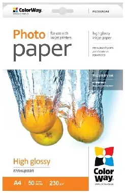 COLORWAY Fotopapír A4 (lesklý) - 230g/m2 50ks
