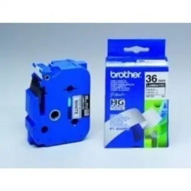 Brother HG261V5 / Kazeta s páskou pro vysokorychlostní tisk / Pro PT 9xxx / Bílá/Černá / 36mm / 8m / 5 ks
