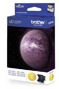 Brother LC-1220Y originálníní cartridge / MFC-J430W/MFC-J625DW / 300 stran / Žlutá