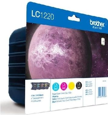 Brother LC-1220 originálníní cartridge / MFC-J430W/MFC-J625DW / 4x 300 stran / Multipack / CMYK