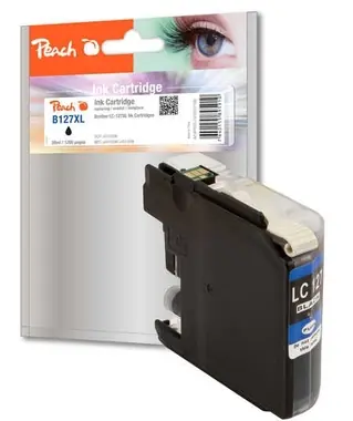 Peach LC-127XL alternativní cartridge / pro Brother DCP-J4510 / černá