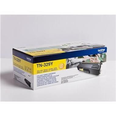 Brother TN-329Y originální toner / DCP-L8450/HL-L8350/MFC-L8850 / 6 000 stran / žlutá