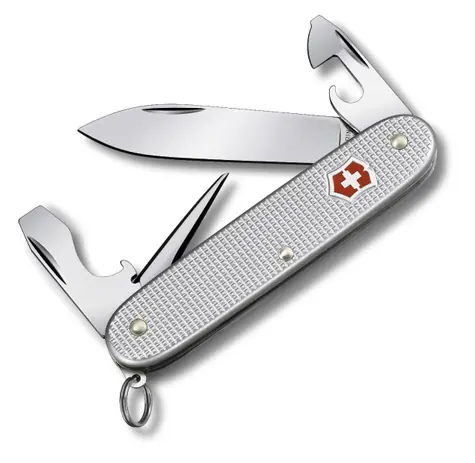 VICTORINOX PIONEER ALOX stříbrná / Kapesní nůž / Ocel / Počet funkcí 8 / Délka 93 mm