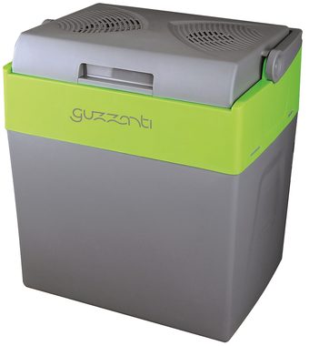 Guzzanti GZ 30B šedá-zelená / Termoelektrický chladicí box / 68W / 12V & 220 - 240V / Objem 30 L / funkce ohřevu