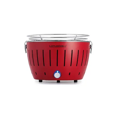 LotusGrill G280 U červená / Gril na dřevěné uhlí / 292 x 210 mm