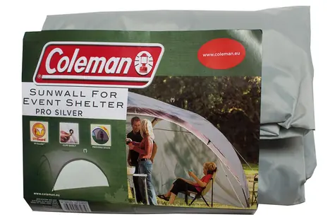 Coleman EVENT SHELTER Sunwall "L" stříbrná / jednoduchá zástěna bez okének / 365x 169 cm 