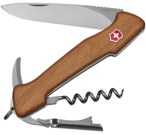 VICTORINOX WINE MASTER ořechové dřevo / Kapesní nůž / Ocel / Počet funkcí 6 / Délka 130 mm