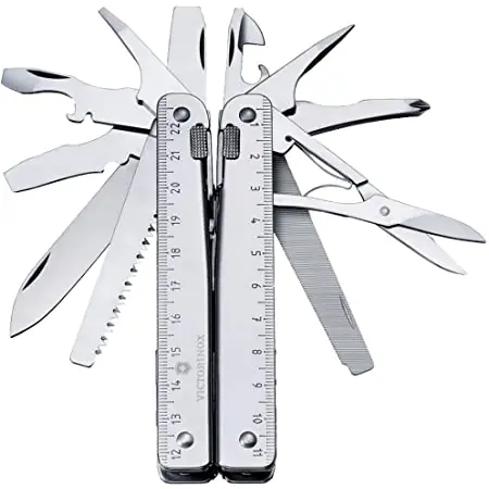 VICTORINOX SWISSTOOL X (3.0327.N) / Multifunkční kapesní nářadí a nůž / Počet funkcí 27 / nylonové pouzdro