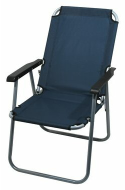 Cattara LYON tmavě modrá / Židle kempingová skládací / nosnost: 90 kg