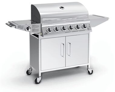 Cattara Gril plynový MANHATTAN pojízdný / 18.2 kW-hod / grilovací plochy: 74 x 40 cm