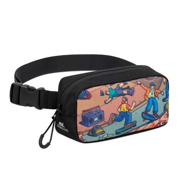 Riva Case 5410 Skaters černá / dětská ledvinka