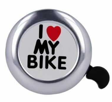 Forever Zvonek na kolo (I love my bike) Outdoor stříbrná
