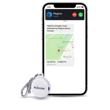Plegium Smart Emergency Button bílá / chytrý osobní alarm