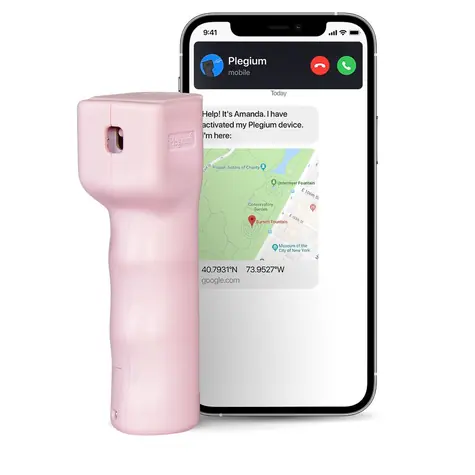 Plegium Smart pepřový sprej mini růžová
