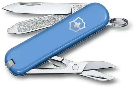 VICTORINOX Classic SD Colors Celidor modrá / Kapesní nůž / 7 funkcí / délka čepele 4.5 cm