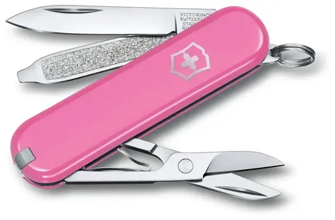 VICTORINOX Classic SD Colors Celidor růžová / Kapesní nůž / 7 funkcí / délka čepele 4.5 cm