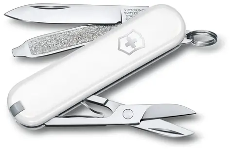 VICTORINOX Classic SD Colors Celidor bílá / Kapesní nůž / 7 funkcí / délka čepele 4.5 cm