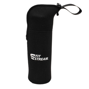 FitStream Neoprenový obal na lahve černá / 1l