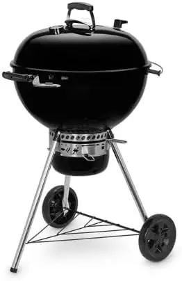Weber MasterTouch GBS E-5750 černá / Gril na dřevěné uhlí / rošt 57 cm