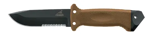 GERBER LMF II Infantry černo-hnědá / Bushcraft nůž / čepel 12 cm