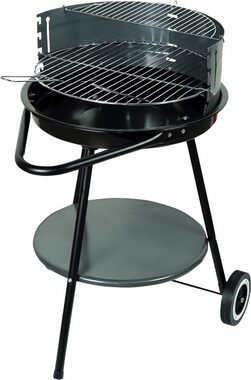 MASTER GRILL MG911 / Gril na dřevěné uhlí / rošt 49 x 49 cm