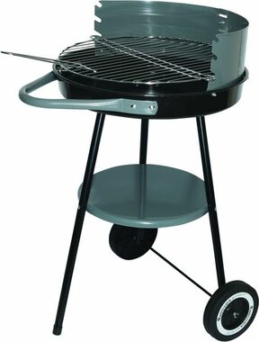 MASTER GRILL MG912 / Gril na dřevěné uhlí / rošt 40 x 40 cm