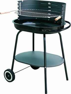 MASTER GRILL MG942 / Gril na dřevěné uhlí / rošt 37.5 x 37.5 cm