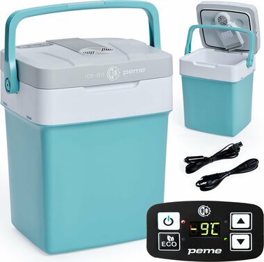 Peme Essential Ice-on 32 Cool Mint / Autochladnička / 26 litrů / 12V 5A 43-45 W / 220-240V 55-60 W