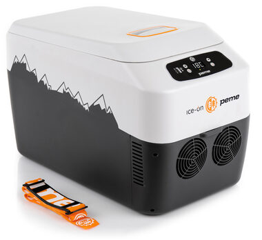 Peme Ice-on iOG-30L Adventure-Orange / Autochladnička / 30 litrů / s popruhem / 12V 48-55 W / 12|24|220-240 V