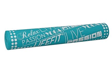 Lifefit Slimfit tyrkysová / Gymnastická podložka / 173x58x0.4cm / doprodej