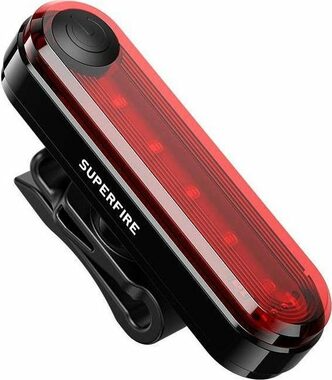 Superfire BTL01 zadní světlo na kolo / USB / 230 mAh