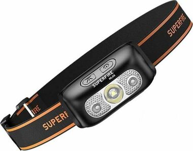 Superfire HL05-D Čelovka černá / 110lm / USB