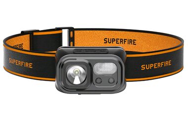Superfire HL23 čelovka oranžovo-černá / 220lm / USB-C