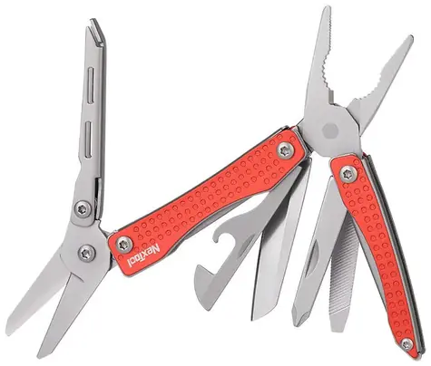 Nextool NE20051 Multitool červená / Multifunkční kleště / 10 nástrojů