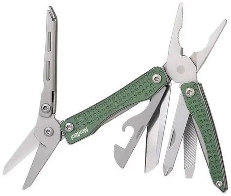 Nextool NE20050 Multitool zelená / Multifunkční kleště / 10 nástrojů 